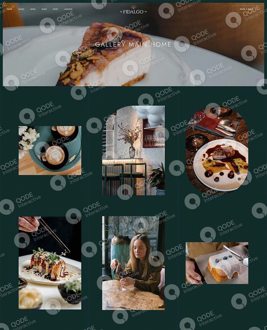 A collage of delicious desserts and coffee moments.